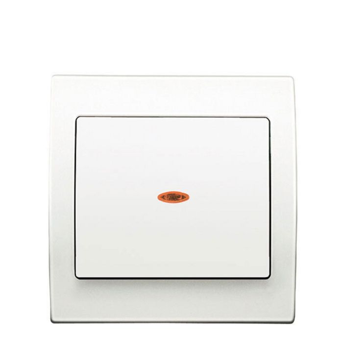 SIEMENS Va & Vient Lumineux Delta Iris + Plaque basic