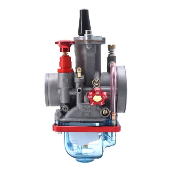 Pipe D'admission A Bride 2 Vis SUNWORLD Entraxe 60mm Pour Carburateur PWK 30 à 34mm Universelle Moto Quad Scooter