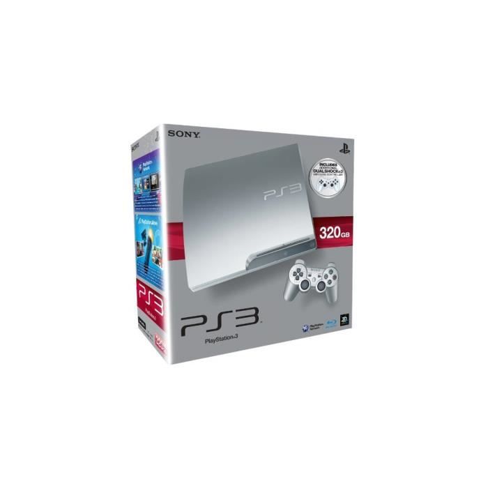 Console Salon - Sony - PS3 - 320 Go - Noir - Standard - Pack