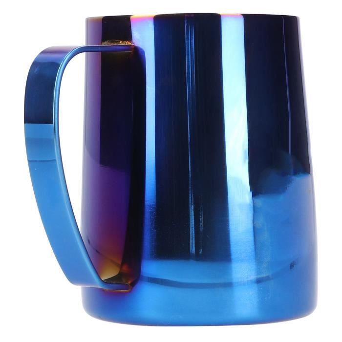 TMISHION Tasse à Mousse Pichet à Café En Acier Inoxydable Titanisé De