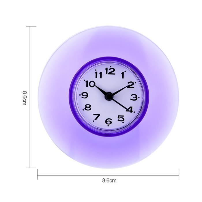 Horloge De Salle De Bain, Horloge De Salle De Bain Petite Minuterie De Douche Tanche Rveil Numrique Horloge Salle De Bain Cuisine Horloge Murale Blanc 58475717