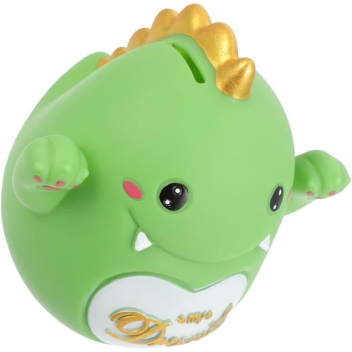 Tirelire Enfant Dinosaure En Bois Et Acrylique - Réutilisable, éducative, Pour Apprendre à économiser En S’amusant !
