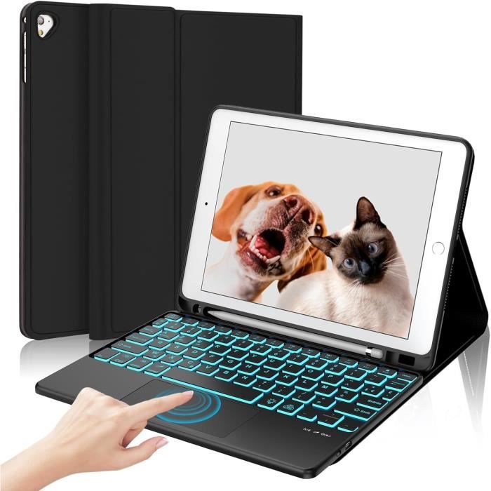 Étui Clavier Avec Touchpad Pour Ipad 9.7" 6Ème-5Ème Génération - 2018