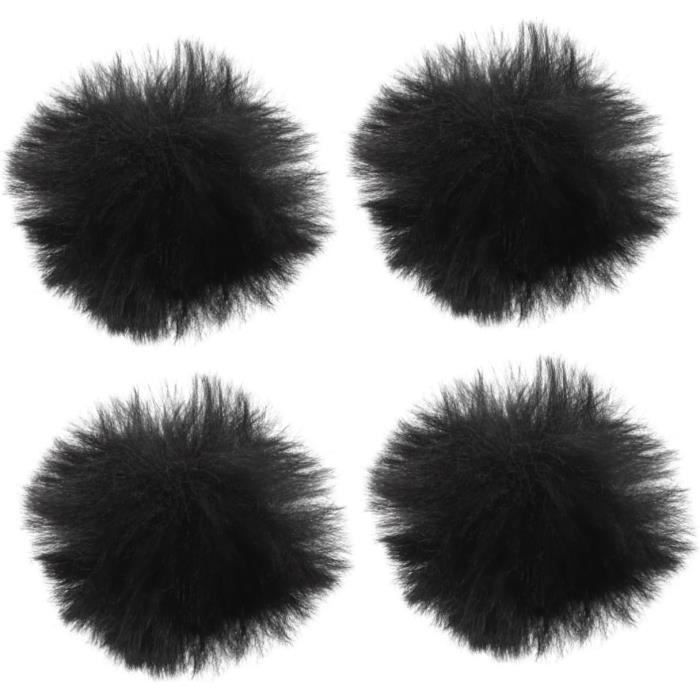 4 Pièces Cache Micro Housse En Peluche Pour Microphone Coupe-Vent ...
