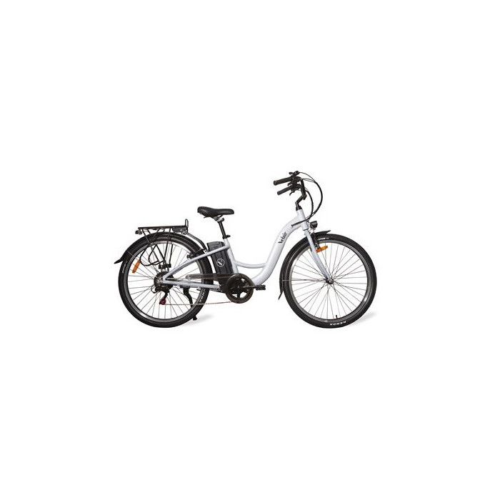 Velo electrique Velair City 250 W Blanc Cdiscount Sport