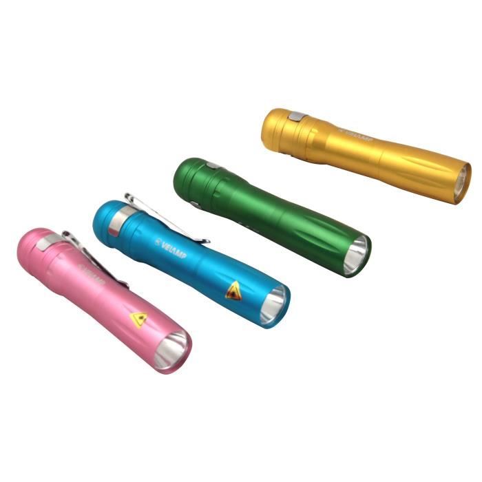 Lampe torche - VELAMP - 0.5W - 20 lm - 20 m portée - Multicolore Lampe torche - VELAMP - 0.5W - 20 lm - 20 m portée - Multicolore