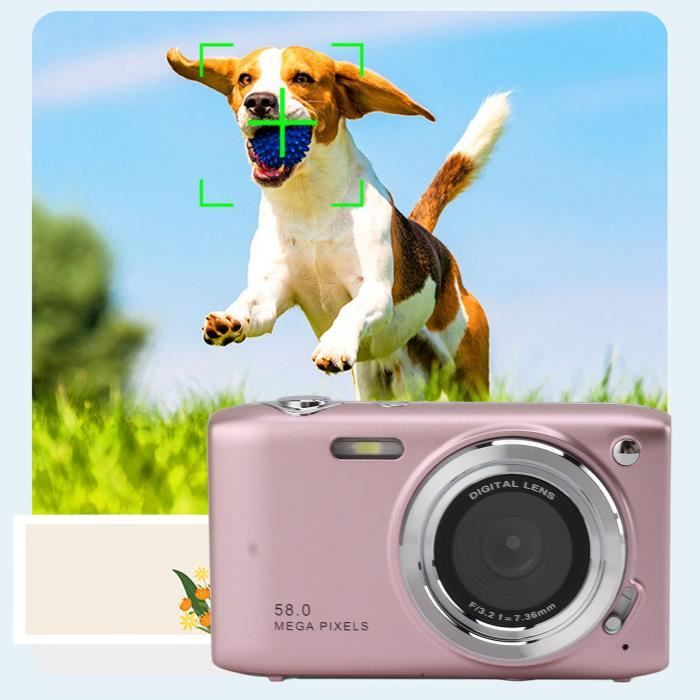 Appareil Photo Numérique 4K 58MP – Zoom 16x Autofocus – Écran IPS 2,88" – Idéal Ados & Débutants Pour Voyage & Vlog