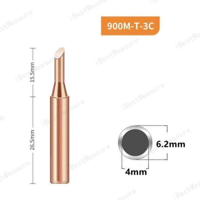 Pannes Fer à Souder KUBDPQOR - 17 Pièces Cuivre Pur | Compatible Hakko, 900M, 936