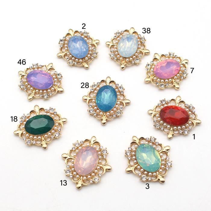 Boutons de manchette ovales en nacre