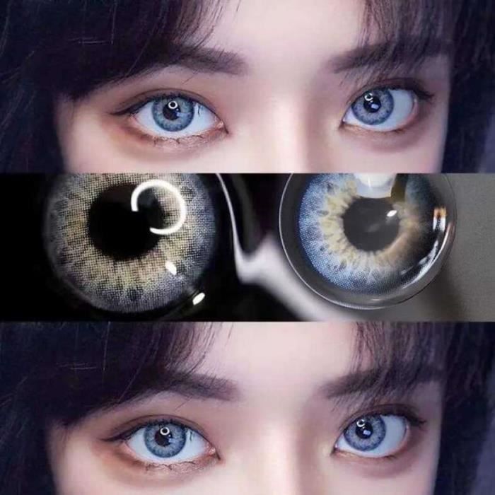 Lentilles De Contact Colorées Annuelle - Myopie 0 à -8 - Paire Offre Spéciale