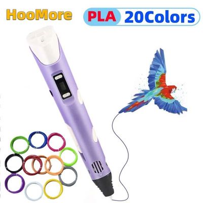 Imprimante 3D,HooMore – stylo d'impression 3D pour enfants, bricolage, avec  recharge de Filament PLA de 1.75mm - Type Purple-9M PLA - Cdiscount  Informatique