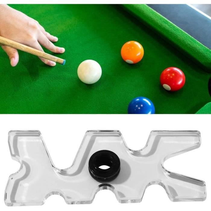 Tête De Pont Queue De Billard Portable - Support Repose-Queue En Plastique