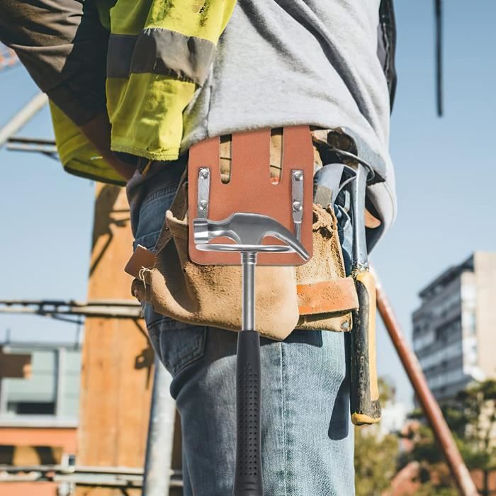 Porte-Marteau En Cuir Pour Ceinture À Outils Boucle De Marteau