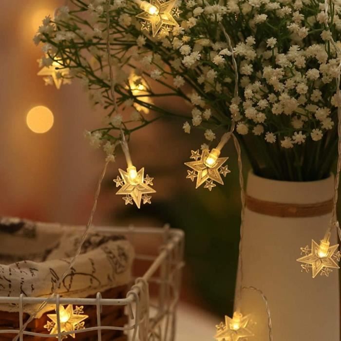 2pcs-Guirlande Lumineuse 5M 216 LED, Décoration Romantique pour Sapin de  Noël Mariage Fête,Guirlande -bleu-8 Mode - Cdiscount Maison