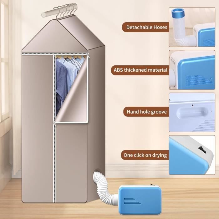 Sèche-Linge, Machine À Sécher Portable, Sèche-Linge Électrique 600 W ...