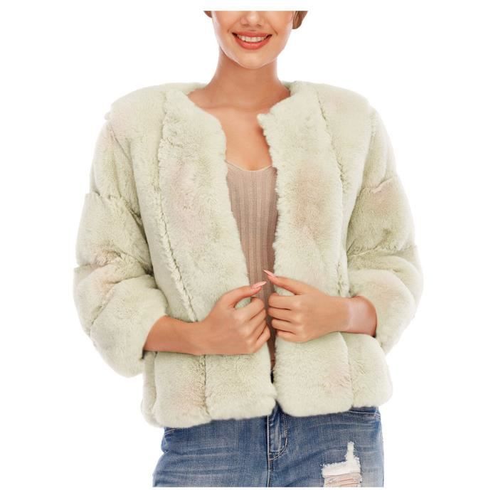 Veste fausse fourrure on sale femme grande taille