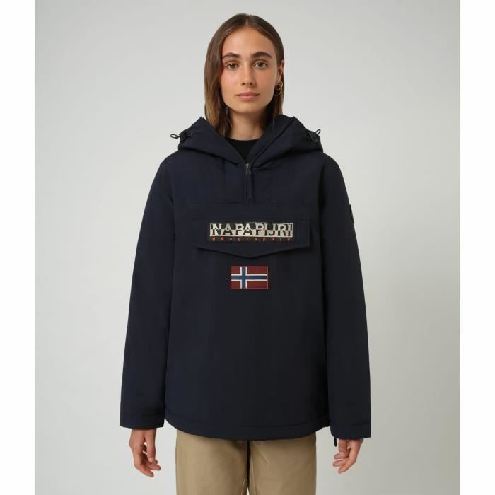 Veste femme Napapijri Rainforest Winter Impermeable Bleu fonce Respirant Bleu fonce Cdiscount Sport