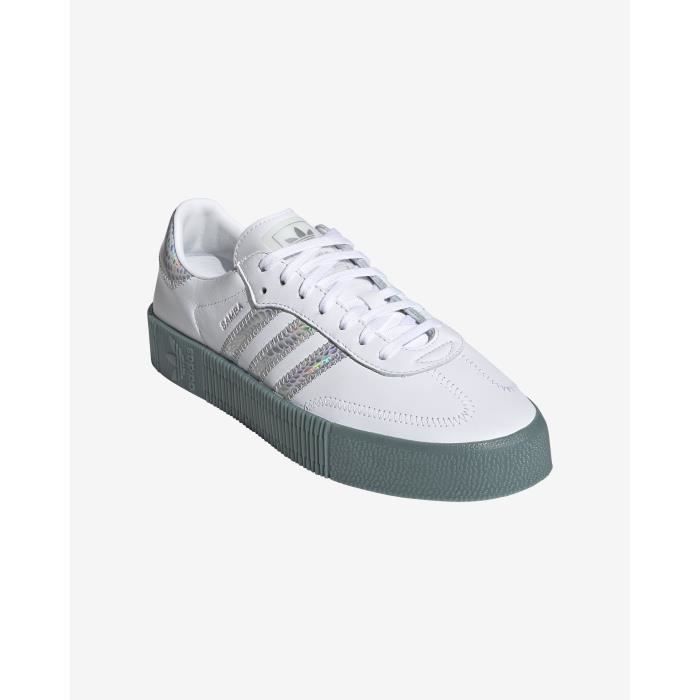 Basket adidas Sambarose femme Blanc Cdiscount Chaussures