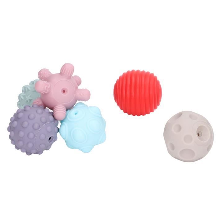 Balles sensorielles texturées - JOZSI - Lot de 3 - Anti stress - Picots