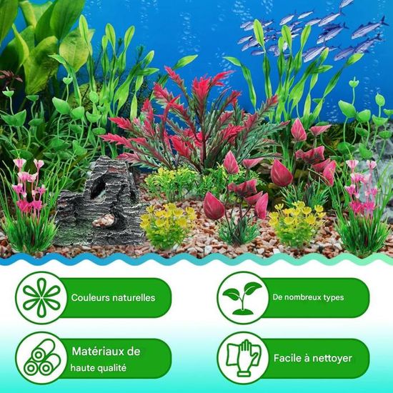 Plantes Décoratives Pour Aquarium, Boule En Plasti... – Grandado