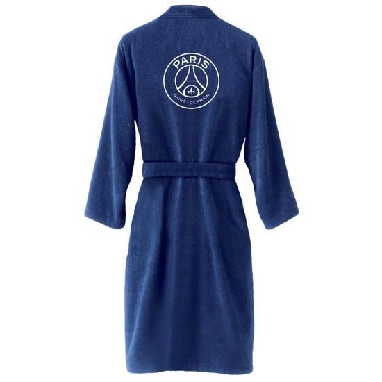 Peignoir adulte PSG Parisian 100 coton taille S Cdiscount Maison