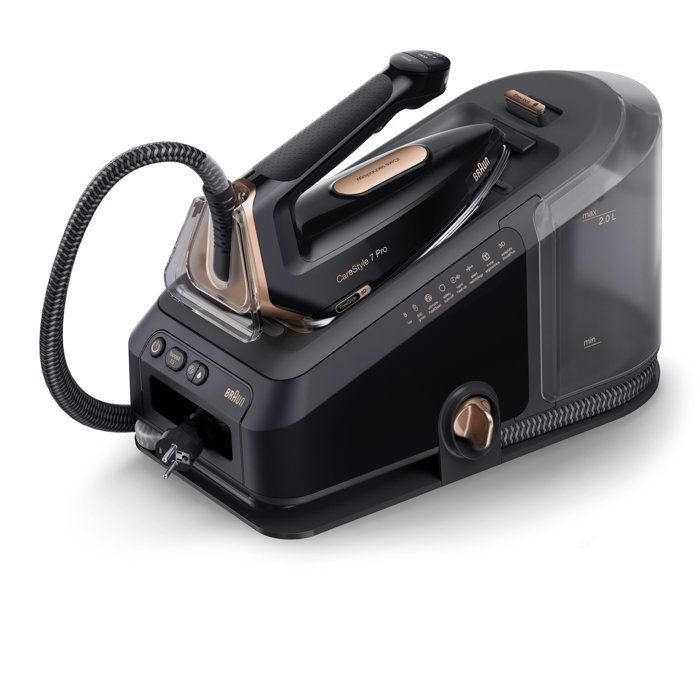 Centrale Vapeur Braun CareStyle 7 Pro - Repassage Professionnel Avec Semelle FreeGlide 3D 510g/min