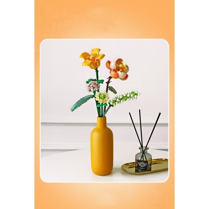 Kit Construction Fleurs Artificielles HOJALIS - 534 Pièces | Pour Adultes, Décoration Maison, Sans Entretien