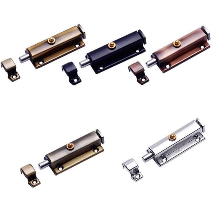 MroMax Lot de 5 verrous à ressort en acier inoxydable 304 pour porte
