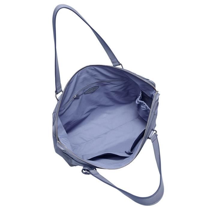Fossil blue tote top