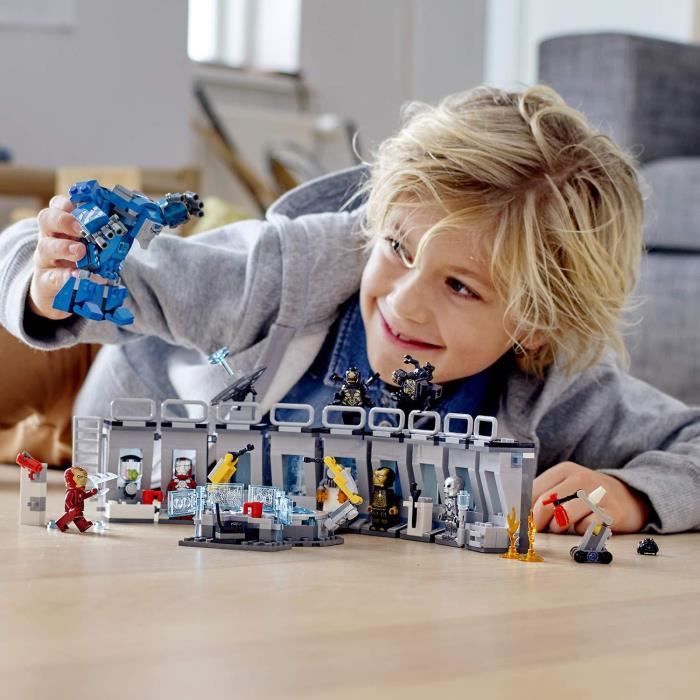 LEGO 76218 Marvel Le Saint des Saints, Kit de Construction de Maquette,  Minifigurines Spider-Man et Iron Man, Décoration Avengers, pour Adultes :  : Jeux et Jouets