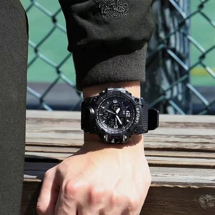 Montre Sport Homme Montres Garçon Ados Montre homme Lumineux