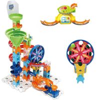 VTech - Marble Rush Ultimate Vertical Run V100E - Electronic Vertical Ball Circuit, 93 Pieces and 10 Balls - Construction Set to Fix - Gift for Children Aged 6 and Above VTech - Marble Rush Ultimate Vertical Run V100E - Electronic Vertical Ball Circuit, 93 Pieces and 10 Balls - Construction Set to Fix - Gift for Children Aged 6 and Above