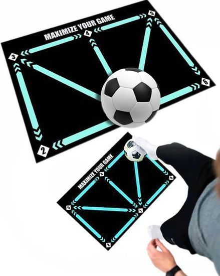 Tapis D'Entraînement Football - Exercice Dribble Et Agilité | Antidérapant Et Silencieux