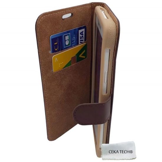 CEKATECH/® Universelle Protection de qualit/é Couleur Rouge Housse Etui Compatible avec Danew Konnect 602