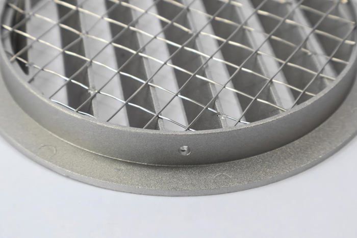 Grille De Ventilation Circulaire 150 Mm En Aluminium – Modèle EL-A-R150 ALU