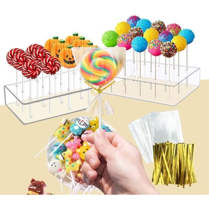 Sachet Plastique Bonbon, 400Pcs Petit Sachet Transparent 8X11.5Cm