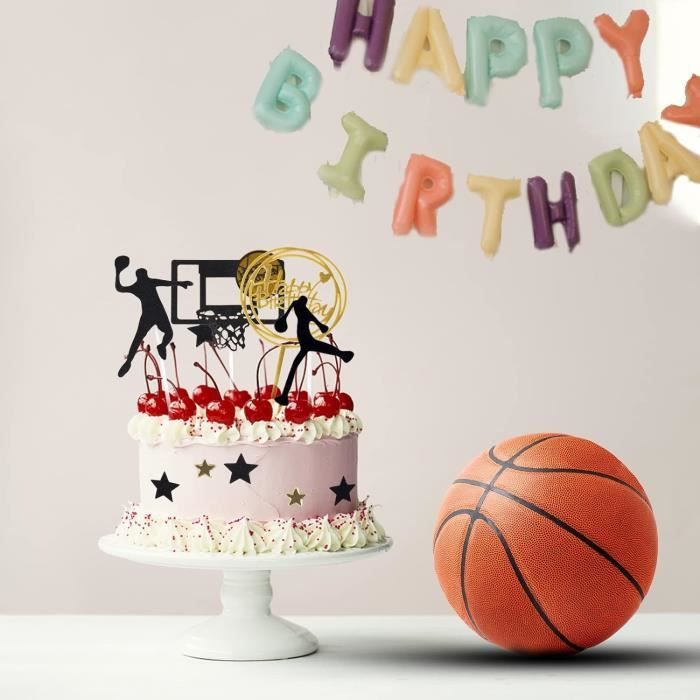 Lot De 22 Decorations De Gateau Sur Le Theme Du Basket Ball Pour Garcon Anniversaire Sport Garcon Accessoires De Fete n3542 Cdiscount Maison