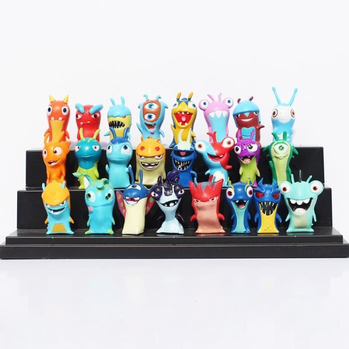 24 pieces un ensemble Slugterra figurines Action jouet 5cm Mini figurines Anime jouets poupee limaces Cdiscount Jeux Jouets