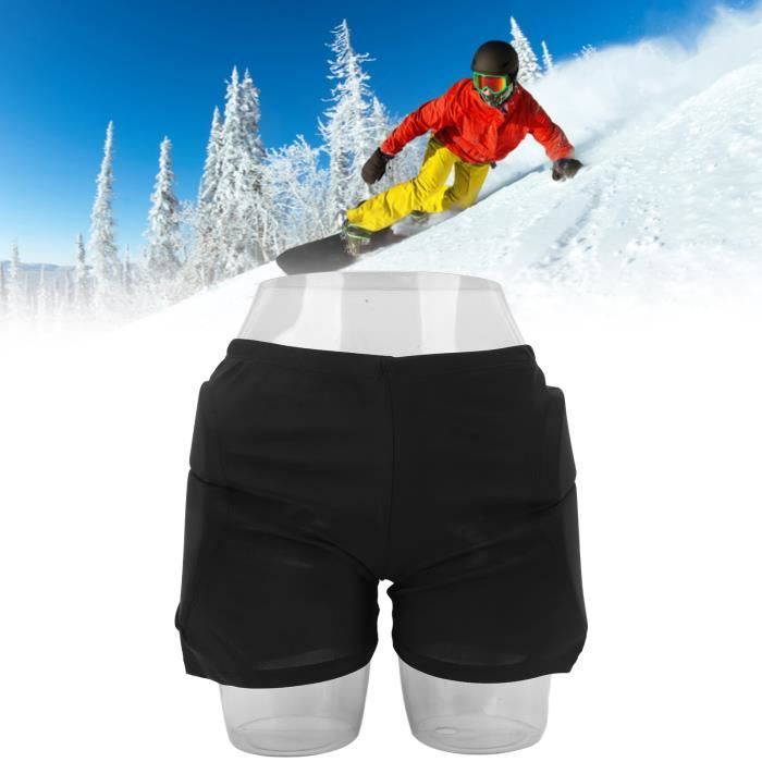Sous-vêtements de ski respirants pour homme - Premium Noir Noir