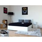 BRAND BARCELONA Lit coffre adulte 160x200 finition blanc