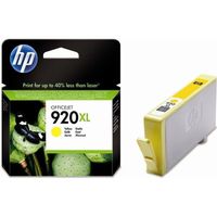 HP 920XL cartouche d'encre jaune grande capacité authentique pour HP OfficeJet 6000/6500/7000/7500 (CD974AE)