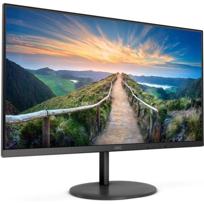 Ecran PC - AOC Q24V4AE - 24- QHD - Dalle VA - 4 ms - 75Hz - HDMI / DisplayPort