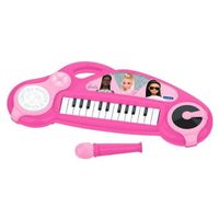 Piano électronique pour enfants Barbie avec effets lumineux et microphone - 24 touches