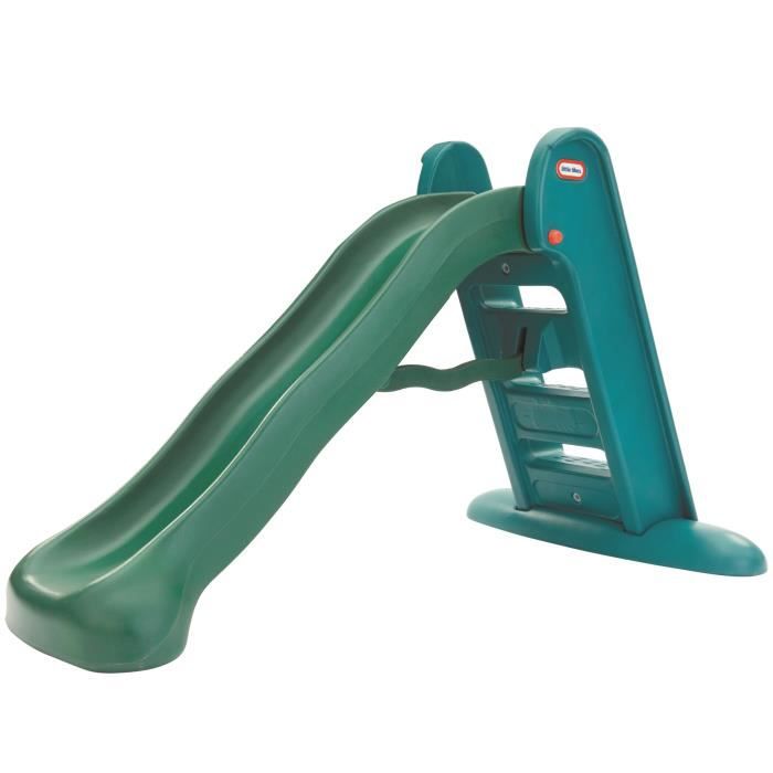 Little Tikes - Grand Toboggan Go Green en Plastique Recyclé - Pour Extérieur ou Intérieur