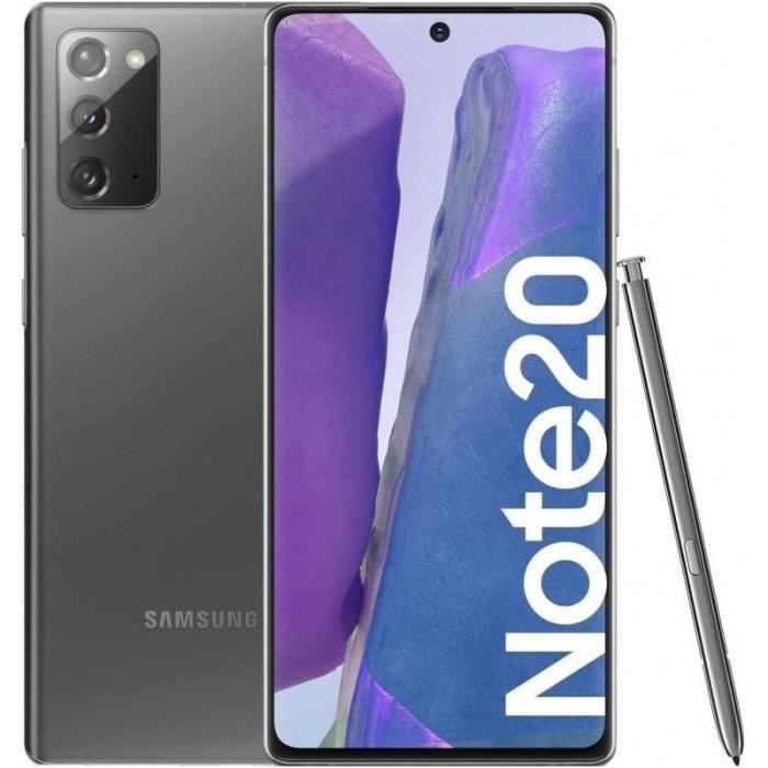 Samsung Galaxy Note20 4G 256 Go Gris - Reconditionné - Etat correct