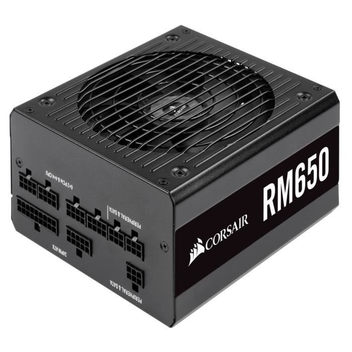 CORSAIR Alimentation PC - RM Series RM650 80 PLUS Gold - 650W - ATX Modulaire (CP-9020194-EU)