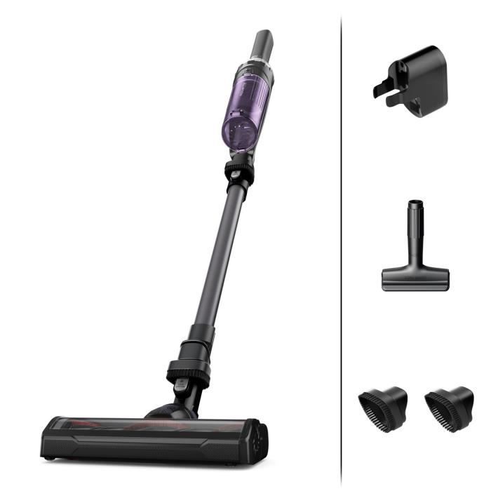 ROWENTA X-Nano YY5074FE - Aspirateur Balai sans fil, Autonomie 40 min, Léger, Convertible en aspirateur à main, Charge base murale