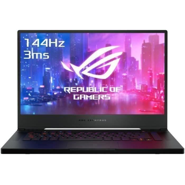 PC Portable Gamer ROG - ASUS ZEPHYRUS-M-GU532GU-ES001T - 15-FHD - 144Hz - i7-9750H - RAM 8Go - Stockage 512Go - GTX1660Ti 6Go -Win10