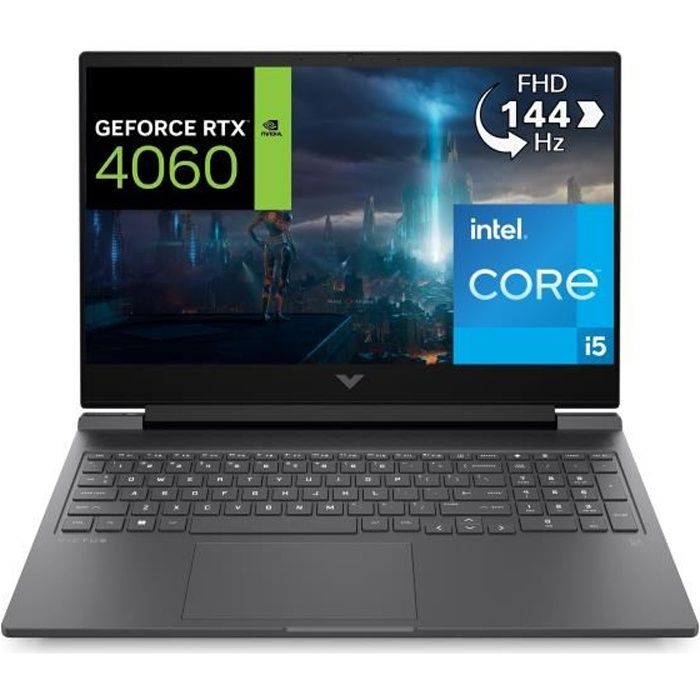 HP Victus 16-r0024nf - 16.1 Gaming Laptop" FHD 144Hz - Core i5-13500H - 16GB RAM - 512GB SSD -RTX 4060 8GB-Without windows- AZERTY