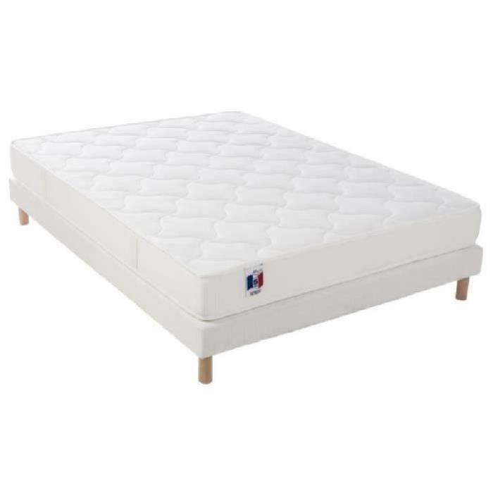 Ensemble sommier et matelas 140x190x15 - ELITE MATTRESS COMPANY - A